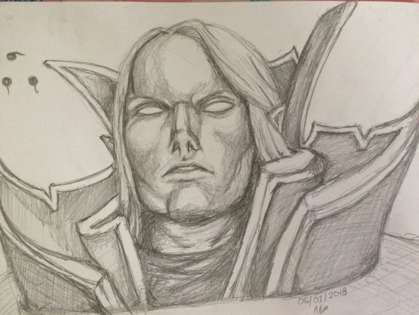 ИНВОКЕР дота 2 зарисовки