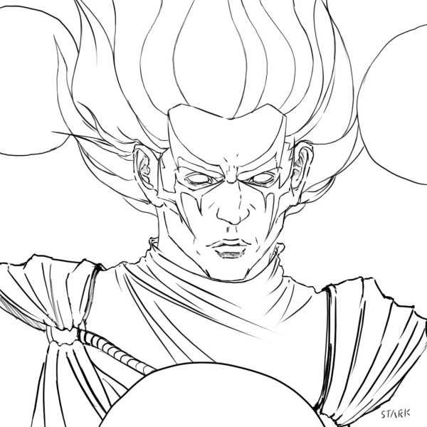 Раскраска дота 2 ИНВОКЕР