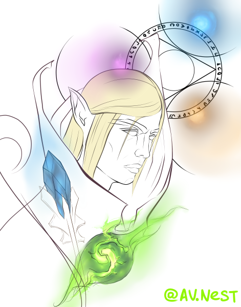 ИНВОКЕР дота 2 карандашом