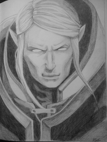 ИНВОКЕР дота 2 рисунок карандашом