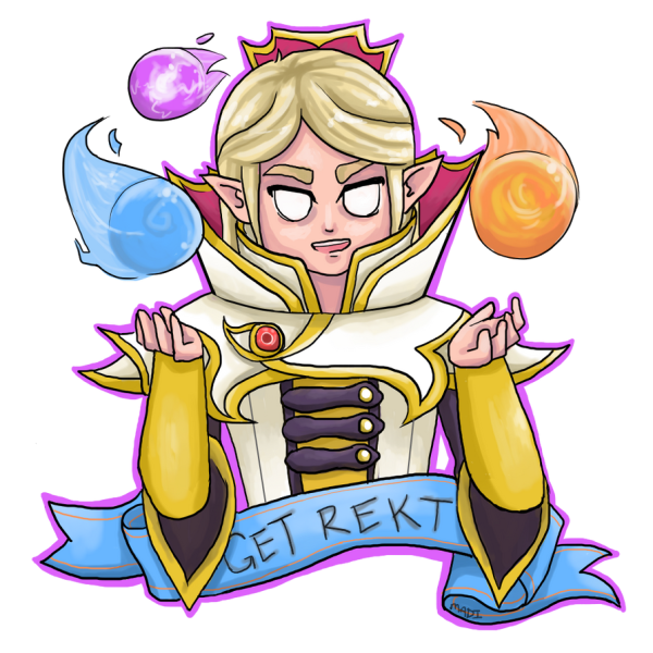 Дота 2 ИНВОКЕР ребенок