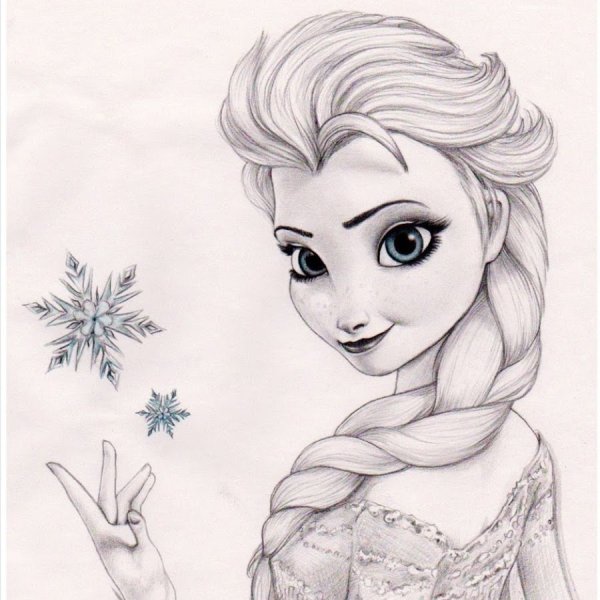 Рисование Холодное сержц