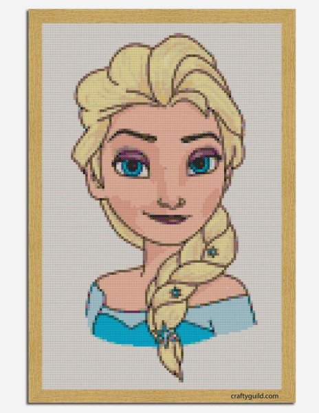 Рисовать Эльзу из холодного сердца