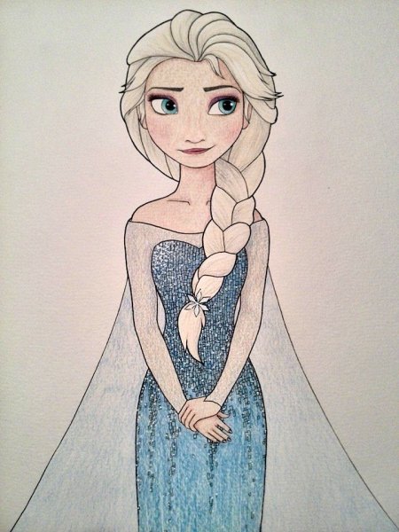 Эльза рисунок