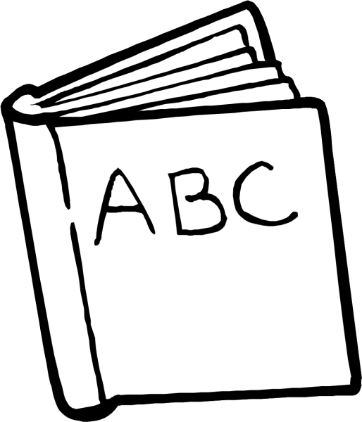 Раскраска "книга"