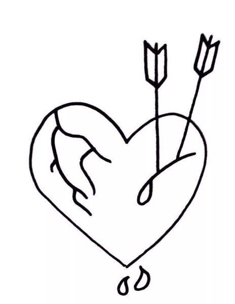 Сердечки для срисовки