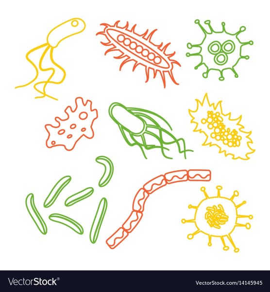 Нарисовать микроб