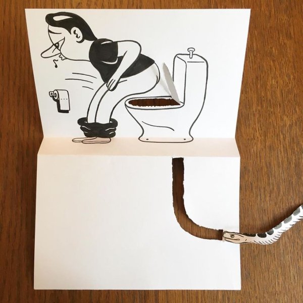 Бен Хайне карандаш против камеры