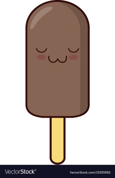 Нарисовать эскимо