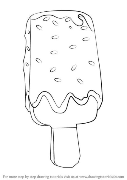 Эскимо раскраска