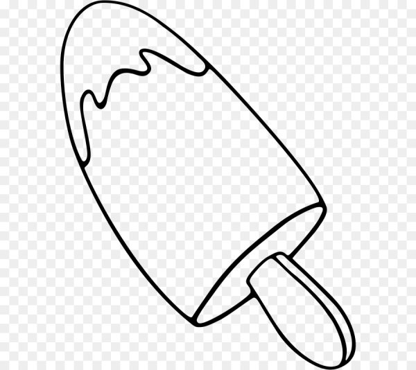 Трафарет мороженое эскимо