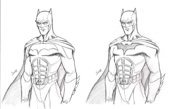 Бэтмен рисунок