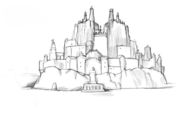 Генуэзская крепость разукрашка