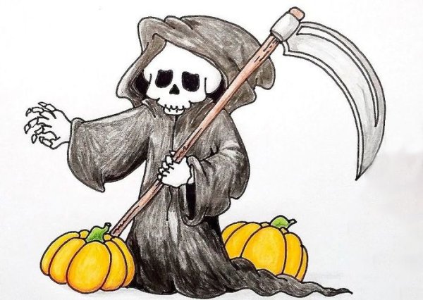 Смерть рисунок