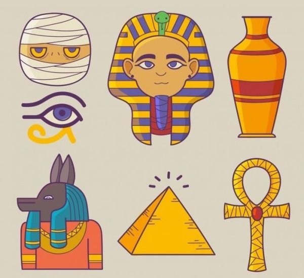 Богиня Бастет рисунок