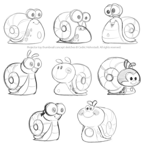 Стилизация улитки