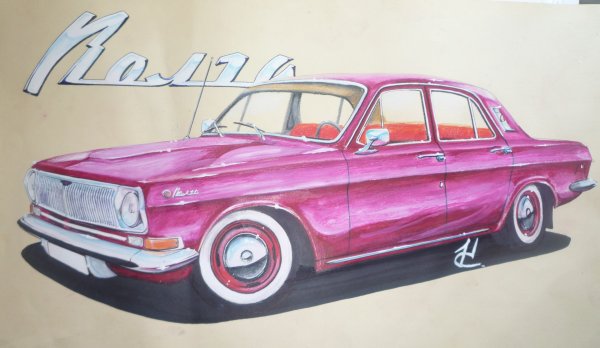 Волга 24 эскиз