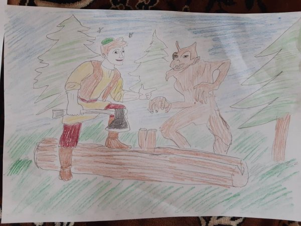 Рисунок Шурале Габдулла