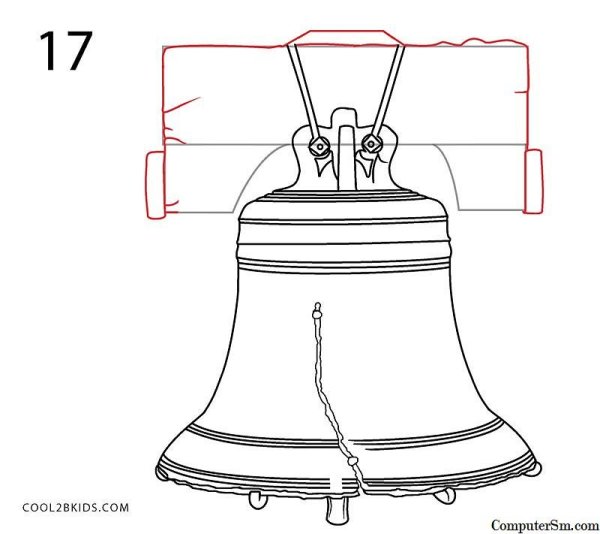 Колокол раскраска