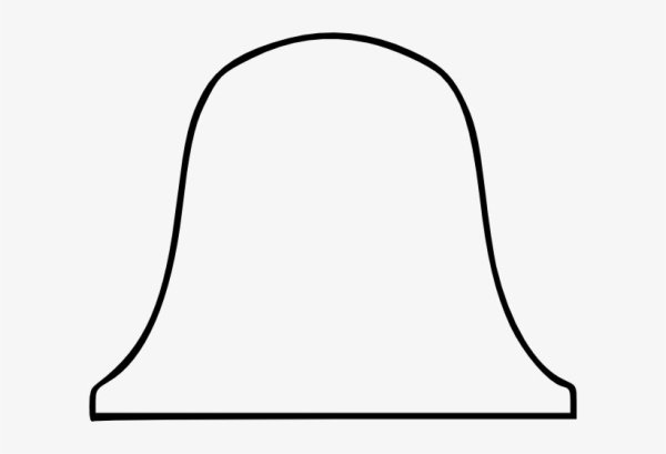 Колокольчик для срисовки