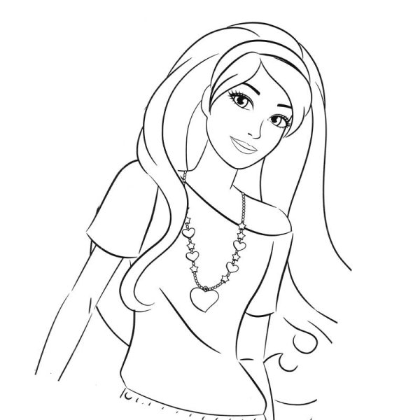 Раскраски девушки