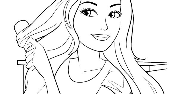 Лёгкие рисунки Барби сложно