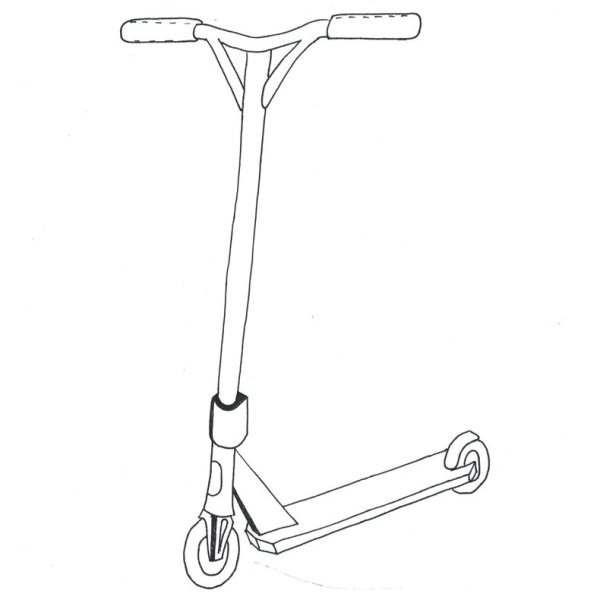 Трюковой самокат UFO 3010