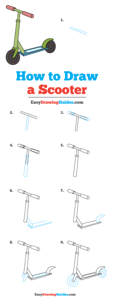 Раскраски самокаты трюковые