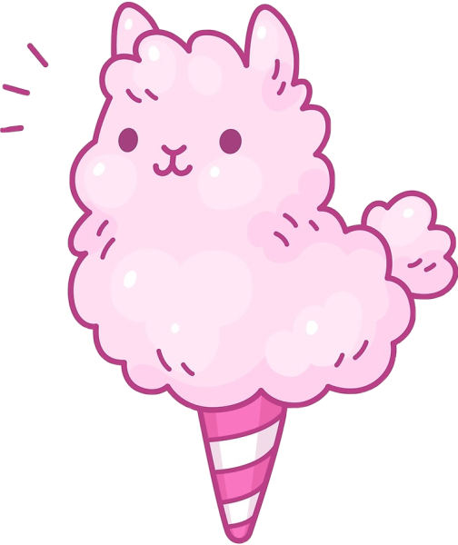 Альпака лама Стикеры вата