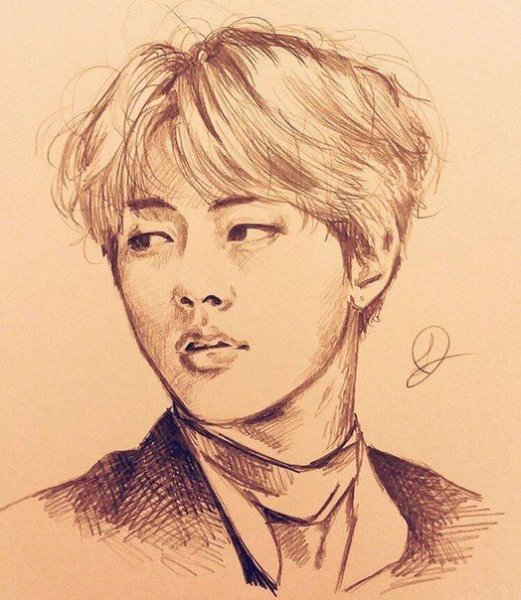 Скетчи Джина БТС