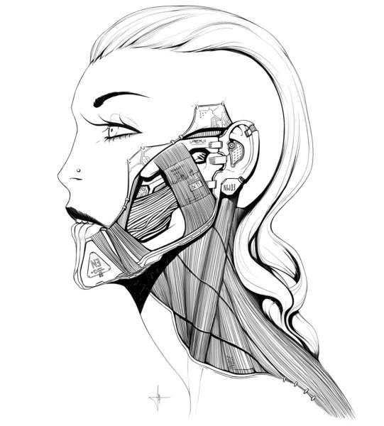 Киберпанк стиль рисования