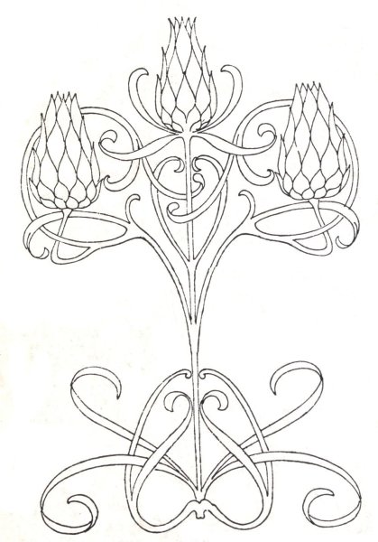 Узоры для витража в стиле Модерн