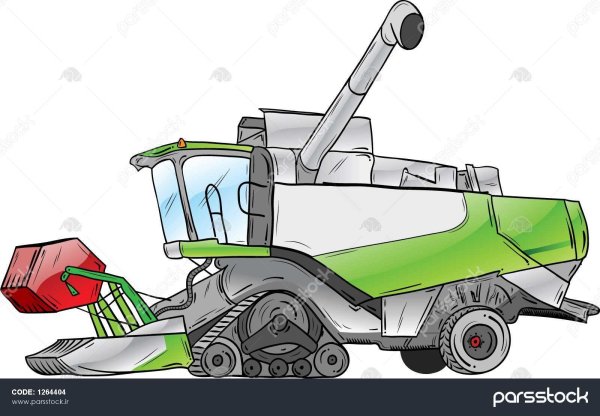 Комбайн мультяшный