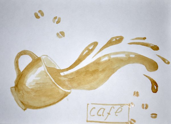 Нетрадиционные техники рисования кофе