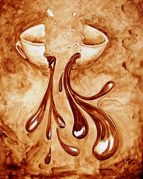 Рисование кофе
