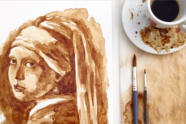 Рисование кофе