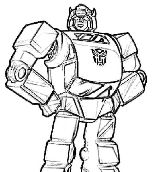 Бамблби раскраска