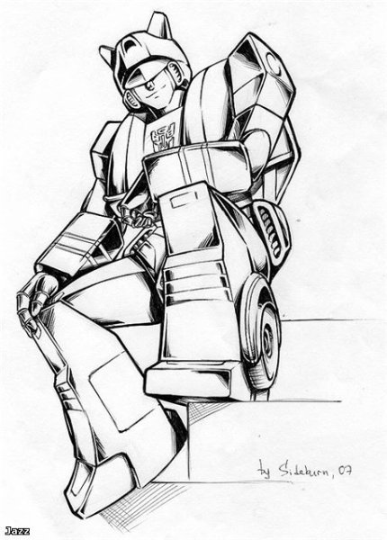 Срисовка автоботов