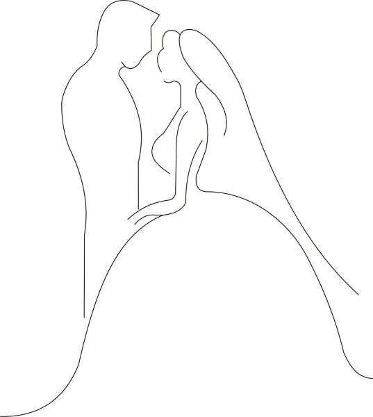 Рисунок на годовщину свадьбы