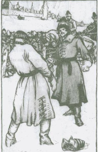 Кулачный бой купца Калашникова