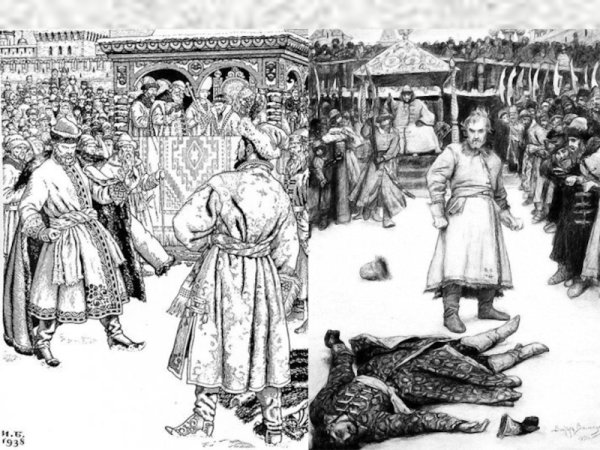 Казнь купца Калашникова Лермонтова