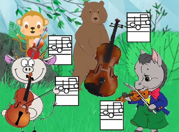 Комикс басни Крылова квартет