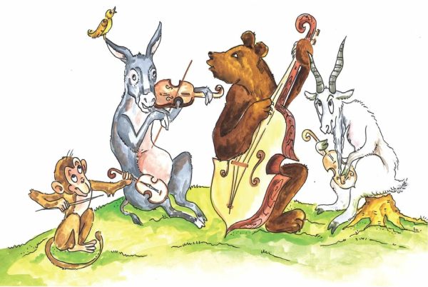 Рисунок к басне квартет 3 класс