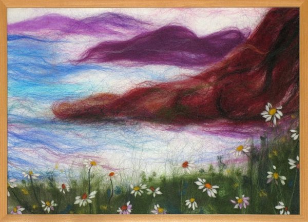 Картины из шерсти для валяния