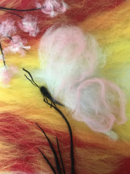 Картины из шерсти