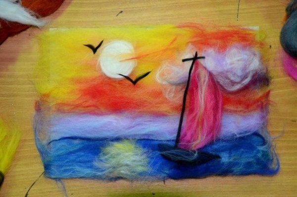 Кружок валяние из шерсти для детей