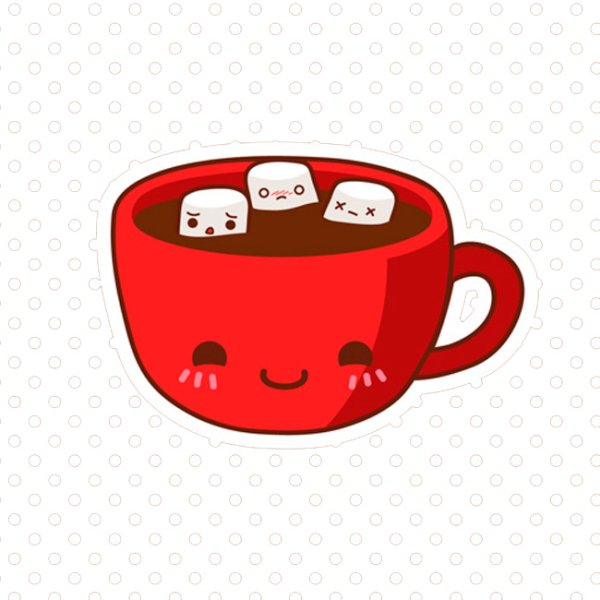 Мультяшная еда с глазами