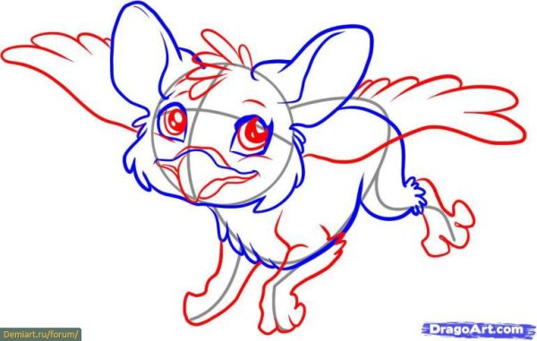 Невиданный зверь рисунки карандашом