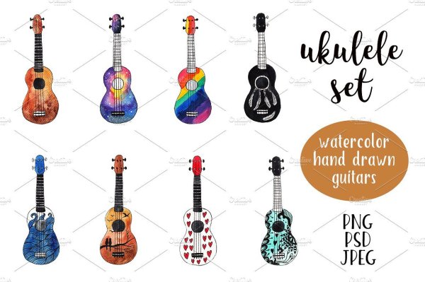 Поэтапное рисование гитары