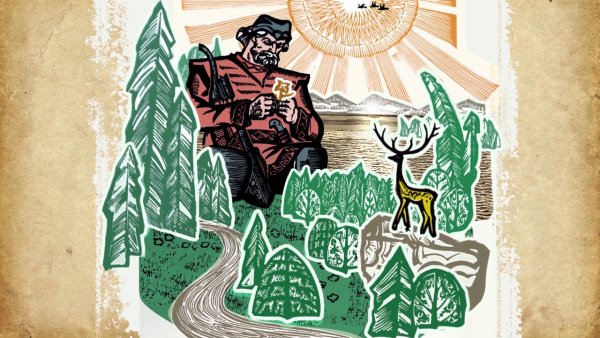 Богатырь карандашом